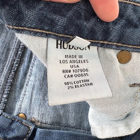 HUDSON Carly Straight Leg Mid-Rise Jeans 31 WM429DHK 27 - Picture 9 of 10